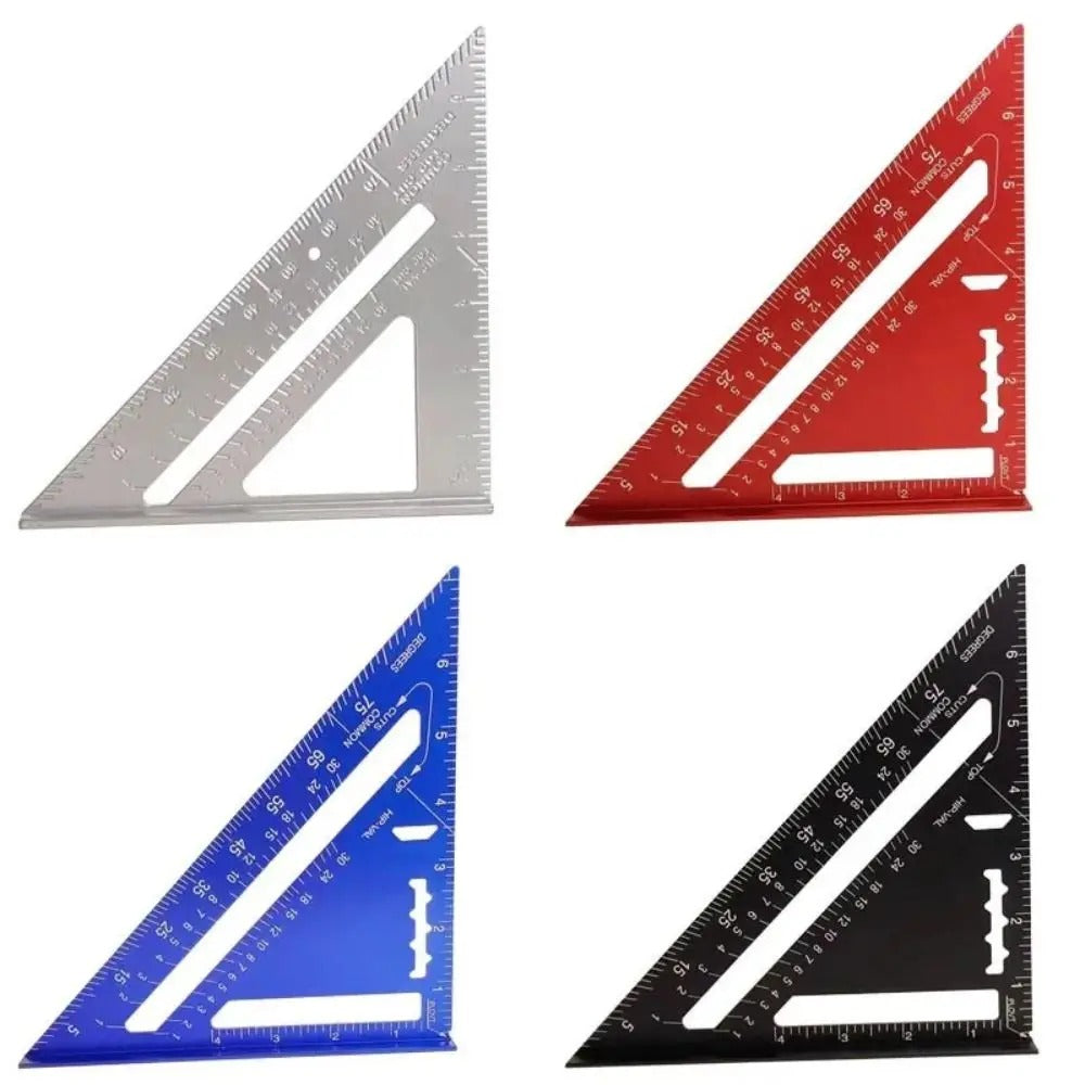 7-Inch Aluminium Speed Square — Precision Angle Ruler & Protractor