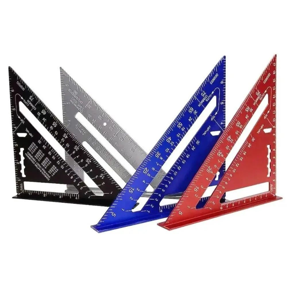 7-Inch Aluminium Speed Square — Precision Angle Ruler & Protractor